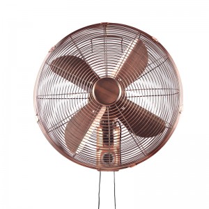 Ventilador de pared decorativo antiguo metal de 16 pulgadas 40 cm