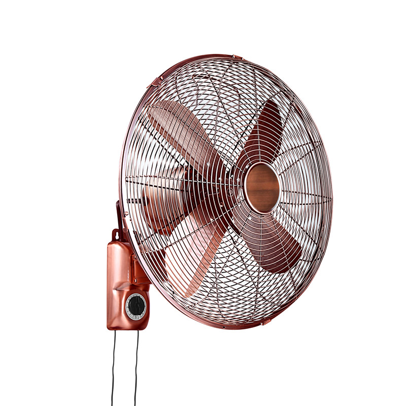 Ventilador de pared decorativo antiguo metal de 16 pulgadas 40 cm