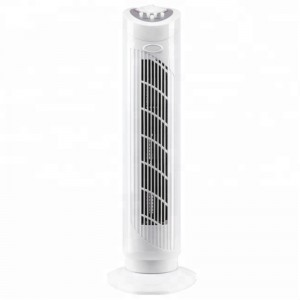 C29-4 Abanico de torre de 29 pulgadas con base triangular color blanco